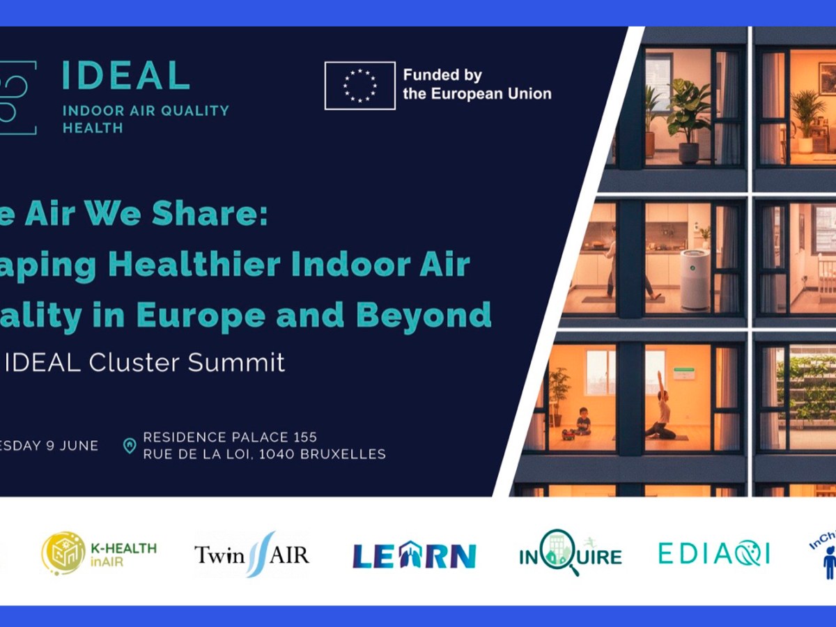 Announcement: Join IDEAL Cluster in Brussels for a Landmark IAQ&nbsp;Summit!