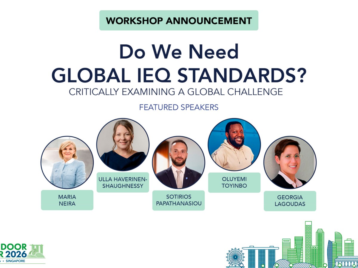GO AQS to Participate in Panel Discussion on Global IEQ Standards at Indoor Air&nbsp;2026